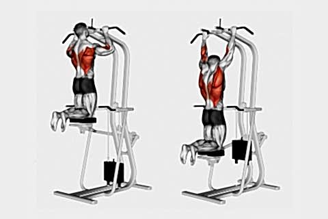 Pull Downs On A Cable Machine